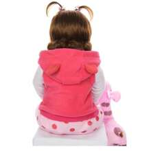 Bebê Reborn Boneca Girafinha Realista Silicone Menina Pode dar Banho