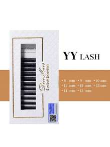 DeceMars YY Eyelash Extension 0.07mm 8-15mm 12 Lines One Box, Black