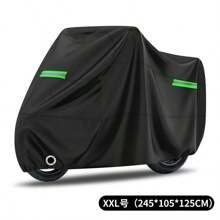Funda para motocicleta con franjas reflectantes, Funda impermeable y a prueba de polvo de tafetán 190T para motocicleta y scooter