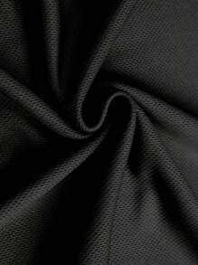 3pcs Men's Plus Size Mixed Color Mesh Sports Short Sleeve Shirts, Suitable For Home, Outdoor & Casual Wear
