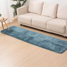 Rug, Washable, All Season, Room Mat, Small, Play Mat, Nordic, Anti-Mite, Non-Slip, Washable Rug, Compatible With Hot Carpet, Compatible With Floor Heating, Summer, Winter, Mat, Rug Mat, Carpet, Rug Carpet, Flannel, Washable, Carpet, Living Room - Blue - View 7