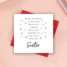 Geburtstagsgrußkarte für beste Freundin, Geburtstagsgrußkarte für Schwester, Gedicht Geburtstagskarte für Schwester, Geburtstagsgrußkarte für Schwester, Geburtstagsgeschenk für Schwester, für eine besondere Schwester, Gedichtkarte