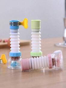 1 件通用可扩展厨房水龙头过滤器，可旋转可扩展，带自清洁过滤器和节水朝鲜蓟设计 - 彩色 - 查看 5