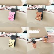 1pc/2pcs Cartoon Car Seat Headrest Hook, Multifunctional Hanger For Car - one-size - View 1