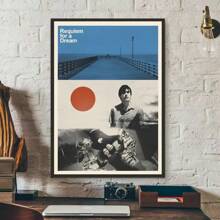 1 pieza Pintura en lienzo del cartel de la película "La eterna luminosidad de una mente sin recuerdos", decoración moderna para la pared del hogar, sala de estar, dormitorio o bar, sin marco