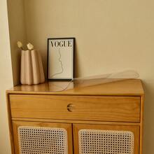 PVC Clear Table Protector - Multisize Thick Transparent Plastic Desk Cover,Scratch Resistant,Rectangular Night Stand, Office & Computer Desk, Sofa Child Table, Small Simple And Stylish Desk Protector - Transparent-1.0mm - View 4