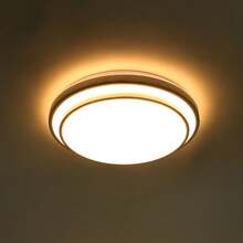 LED Ceiling Light Dimmable Round Ceiling Lamp Fixtures W/ Remote Control 6000K - 暖白色 - 查看 11