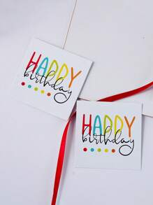 50 piezas Tarjetas de globos de Feliz Cumpleaños, Tarjetas de mensaje personalizado mini, Tarjetas para decorar pasteles con flores, Tarjetas de felicitación de cumpleaños en inglés para celebraciones, Tarjetas de cumpleaños, Celebraciones de cumpleaños, Decoración de cumpleaños