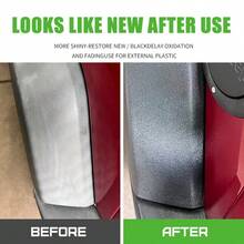 JB-XPCS 1PC JB XPCS 100ML Plastic & Rubber Repair Paste - Black Crystal Tire Shine & Interior Renewal, Anti-Aging & Fade Resistant Ceramic Coating For Interior Plastic Parts Maintenance - A - View 11