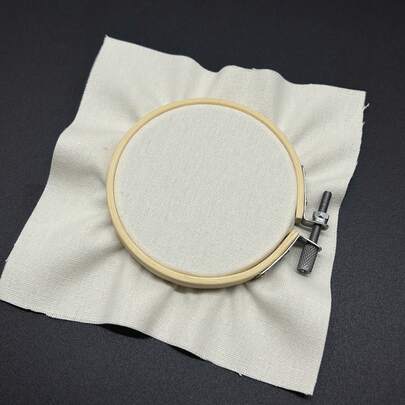 3pcs Adjustable Wooden Embroidery Hoops Set, 3 Sizes: 3.39in-5.51in-7.48in, Wooden Round Embroidery Hoops With Adjustable Bamboo Rings And Cross-Stitch Rings, Suitable For Home Decor And Sewing, Loose, Artistic