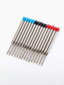 10 Multi-Purpose Ballpoint Pen Refills, Universal Refill Length 10cm, International Standard Refills For School, Office, Ballpoint Pen Refills For Click Pens, 1mm Medium Nib, Parker Refills Compatible - Multicolor - View 7