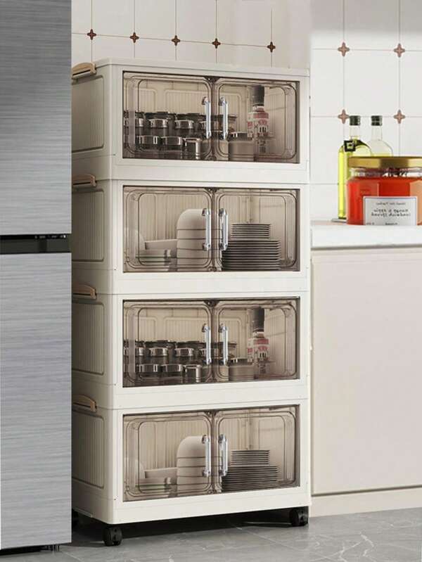 1 szt. 45 cm/17,7 cala szerokości szafka do przechowywania, składane pudełko do przechowywania, organizer do szafki na zabawki w salonie, szafka na przekąski, szafka do przechowywania w kuchni, prezent świąteczny, pudełko do przechowywania, przechowywanie pod łóżkiem