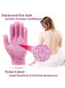 10pcs Shower Exfoliating Gloves, Multi-Color Body Exfoliating Gloves With Hanging Loop, Scrub Exfoliating Gloves For Body Face Spa Washing Deep Exfoliation