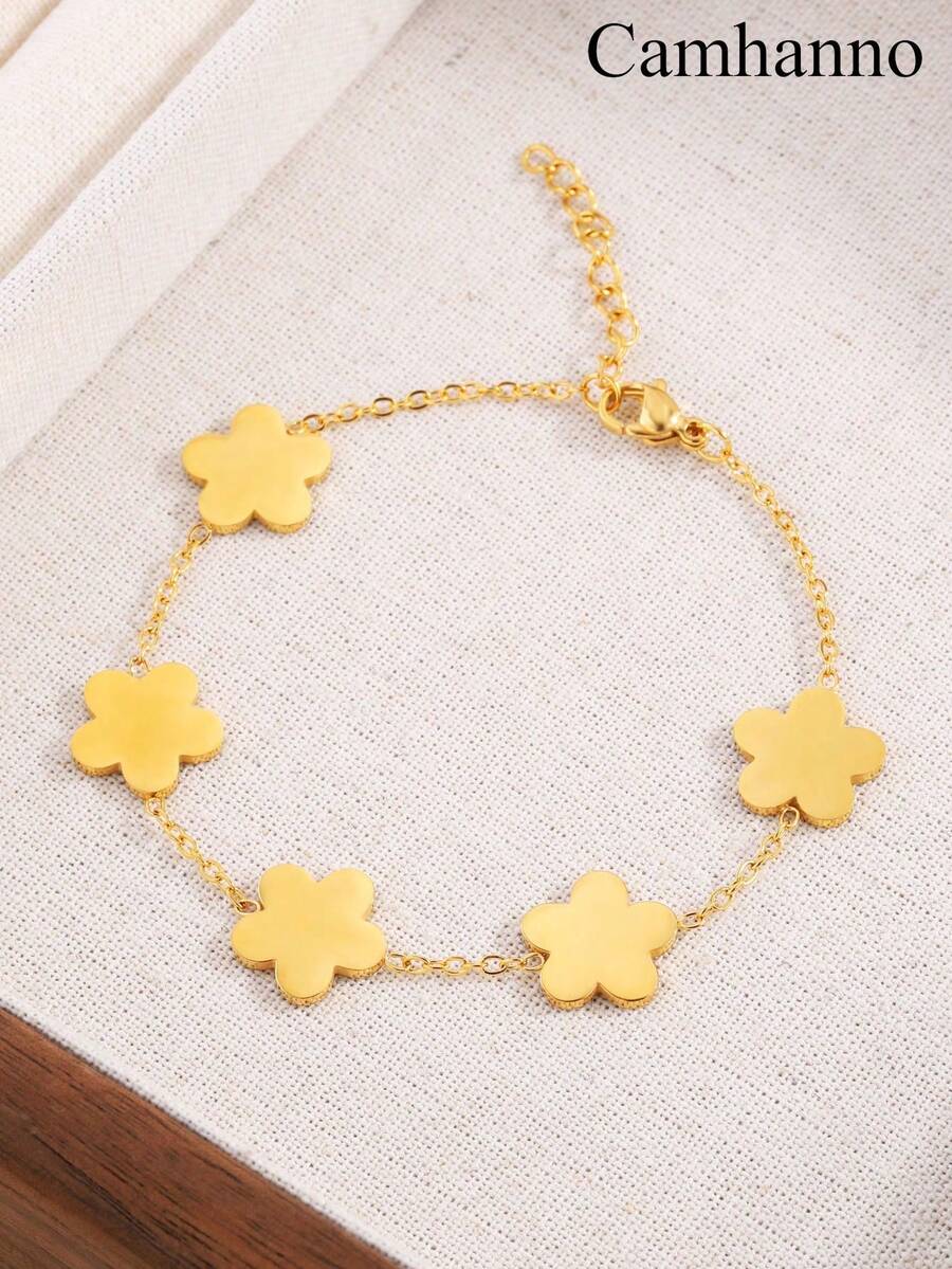 1 件简约精致，不锈钢，精致个性化，时尚配饰，理想的时尚配饰，防水，防过敏，派对生日礼物，简约设计，适合日常搭配，适合大多数场合的情侣