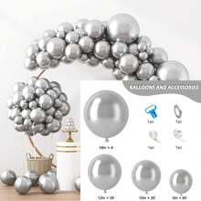 129 Stücke pastellblaue Ballons in verschiedenen Größen 18 12 10 5 Zoll für Girlanden und Bögen, hellblaue Ballons für Geburtstag, Baby-Dusche, Geschlechteroffenbarung, Ostern, Hochzeit, Party-Dekoration, Sommer-Geschenke, Stranddekor, Einschulung, Schul-Bedarf, Raumdekoration