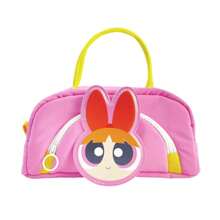 Miniso The Powerpuff Girls Series Cute Cartoon Front Opening Handbag Pencil Case, Multifunctional Large Capacity, Essential For Learning, Easy To Carry,Pencil Pouch,School Bag
