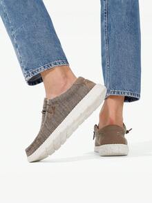 Zapatos de Loafer Casual para Hombre, Zapatos de Vestir, Zapatos de Barco, Confortables, Ligeros, para Caminar, para Trabajo, Suave - Marrón - Ver 4