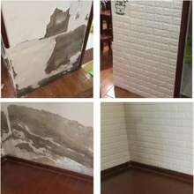 1/10/20 pièces Panneaux muraux 3D blancs auto-adhésifs, autocollants muraux en mousse pour la décoration de la maison, revêtement mural imperméable à l'eau facile à décoller et à coller, aspect de brique réaliste pour le salon, la chambre à coucher et la cuisine, construction légère et durable, parfait pour les projets d'amélioration de l'habitat en DIY