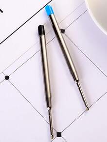 10 Multi-Purpose Ballpoint Pen Refills, Universal Refill Length 10cm, International Standard Refills For School, Office, Ballpoint Pen Refills For Click Pens, 1mm Medium Nib, Parker Refills Compatible - Multicolor - View 8