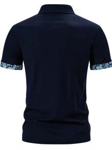 Men's Polo Shirt, Short Sleeve, Quick Drying T-Shirt, Stretch, Dry Shirt, Polyester Top, Thin, Business, Casual, Golf Wear, Summer, With Pocket