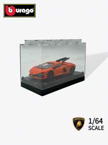 Burago Macchina da corsa sportiva in metallo pressofuso Bburago 1:64 Lamborghini Revurlto, incluso cappuccio antipolvere gratuito per il modellino di auto