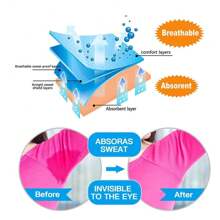 2 Packs (1 Pack Contains 10 Sheets) Ultra-Thin Invisible Underarm Sweat Pads, Effective Breathable Invisible Sweat-Absorbing Pads, Strong Absorbency, Lightweight Sweat-Absorbing, Comfortable And Odorless Comfortable, Suitable For All Skin Types, Essential Summer Tool For Ladies, Underarm Sweat Pads (Random Color) Summer Cooling, Beach, Travel