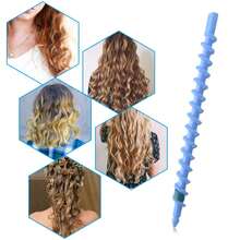 20pcs Hair Curler Set Spiral Hair Perm Rods DIY Plastic Long Barber Hairdressing Styling Curling Perm Rods - Multicolor - View 3