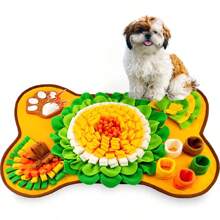 Pet Snuffle Mat For Indoor Use, Suitable For Both Cats And Dogs, For Food Hiding Training, Scent Detection And Slow Feeding