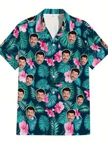 Parte superior de pijama casual personalizada de verano con solapa para hombres, ropa de descanso informal