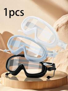 1pc Adult Anti-Fog And Waterproof Swimming Goggles - Multicolor - View 2