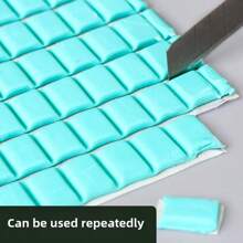 1 pieza Plastilina sin residuos Faber-Castell, masilla adhesiva segura para paredes (azul y blanco), cinta adhesiva que no daña. Ideal para decoración del hogar sin daños, colgar cuadros y organización del hogar