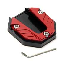 Motorcycle Accessories Modified Enlarged Side Stand Base, Anti-Slip Auxiliary Kickstand Pad For Motorcycle & Electric Bicycle