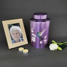 Up To 220 Lbs Large Cremation Urns For Adult Male Female Ashes, Decorative Urn For Human Ashes With Velvet Bag