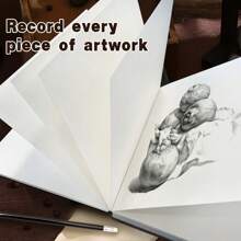 1Pc, A5, Van Gogh Retro Oil Painting Sketchbook, 100Pages, Bandage Sketchbook, Marker Pen Sketchbook, Thick Watercolor Sketchbook, Hand-Painted Journal, Hard Cover Thickened Notebook, Drawing Supplies, Paper For Artists, Perfect Gift