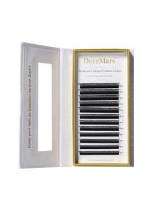 DeceMars YY Eyelash Extension 0.07mm 8-15mm 12 Lines One Box, Black