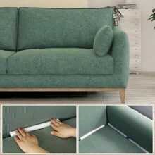 7pcs Sofa Cover Set Includes: Sofa Covers, Foam Anti-Slip Pads, Foam Bars To Fix Armrest Covers And Sofa Covers In Place, Also Suitable For Wedding, Holiday, Party Floral Decor, Door/Window Filler