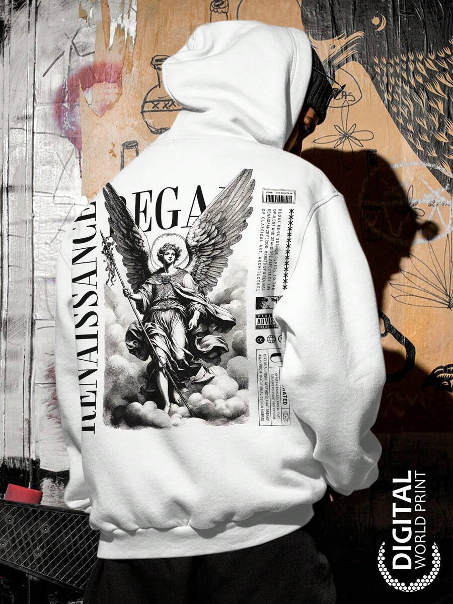 Unisex Premium Regal Renaissance Sweatshirt Jacket Royal Renaissance Ref-000015 - 白色 - 查看 1