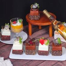 4pcs Artificial Chocolate Cake Model, Home Decor Food Display Prop, Sweet Treat Simulation, Wedding Dessert Table, Fridge Magnet Gifts Birthday Graduation - Multicolor - View 14