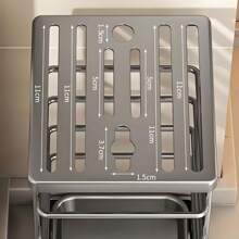 Stainless Steel Knife Holder Kitchen Storage Organizer Multifunctional Kitchen Knife Holder Knife Organizer Cutlery Organizer