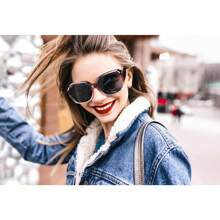 1pc New Stylish Clip-On Fashion Glasses For Prescription Glasses, Women Anti-Glare Driving Eyewear For Summer Beach Vacation,Outdoor,Travel Shades Casual Style Oversized Square Frame For Going Out Outfit,Back To School