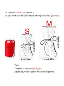 1pc Bohemian Style Farmhouse Linen Texture Faux Ceramic Plastic Vase, Rich Surface Texture, Suitable For Home Decor, Housewarming, Wedding Gift, Unisex Rustic Desktop Decoration Flower Vase