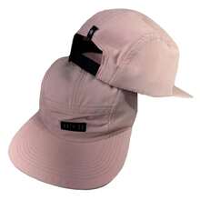 Anth Co Strapback 5 Panel Waterproof Straight Brim Cap - hoa hồng - Xem 4