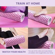 Muscle Massage Foam Roller Massager Suitable For Yoga Pilates Wine Home Sports Fitness Tools(30cm)