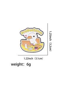1 pièce Épinglette émail pour amateurs de canards, broche animaux mignons, épingles de revers pour sac à dos, vêtements, accessoires, bijoux humoristiques, cadeaux pour amis