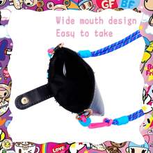 TOKIDOKI Tokidoki Unicorno PU Leather Crossbody Cell Phone Purse, Lightweight Shoulder Bag Wallet Credit Card