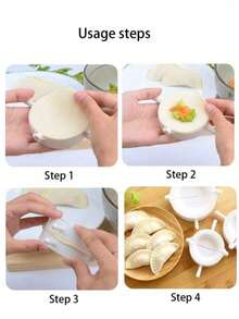 饺子模具，快速饺子机，健康易清洗，厨房工具配件，适合作为圣诞礼物，节日礼物 - 彩色 - 查看 8