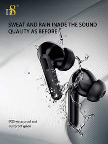 D8 Wireless Earbuds, 5.3 Headphones HiFi Stereo, 5H Playtime In-Ear Earbud, Earbuds With LED Power Display, Earphones Sport Headset Compatible With Android Cell Phone Sports Workout