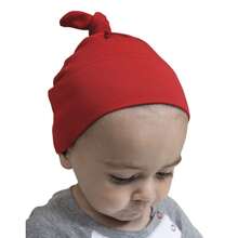 Baby Knotted Hat (Red) - Red - View 2