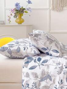 Juego de funda de edredón de microfibra suave con patrones florales - Mejor juego de ropa de cama de 2/3 piezas para edredón/edredón - Incluye 1 funda de edredón y 1/2 fundas de almohada - Económico y de alta calidad para cama individual, matrimonial, queen y king