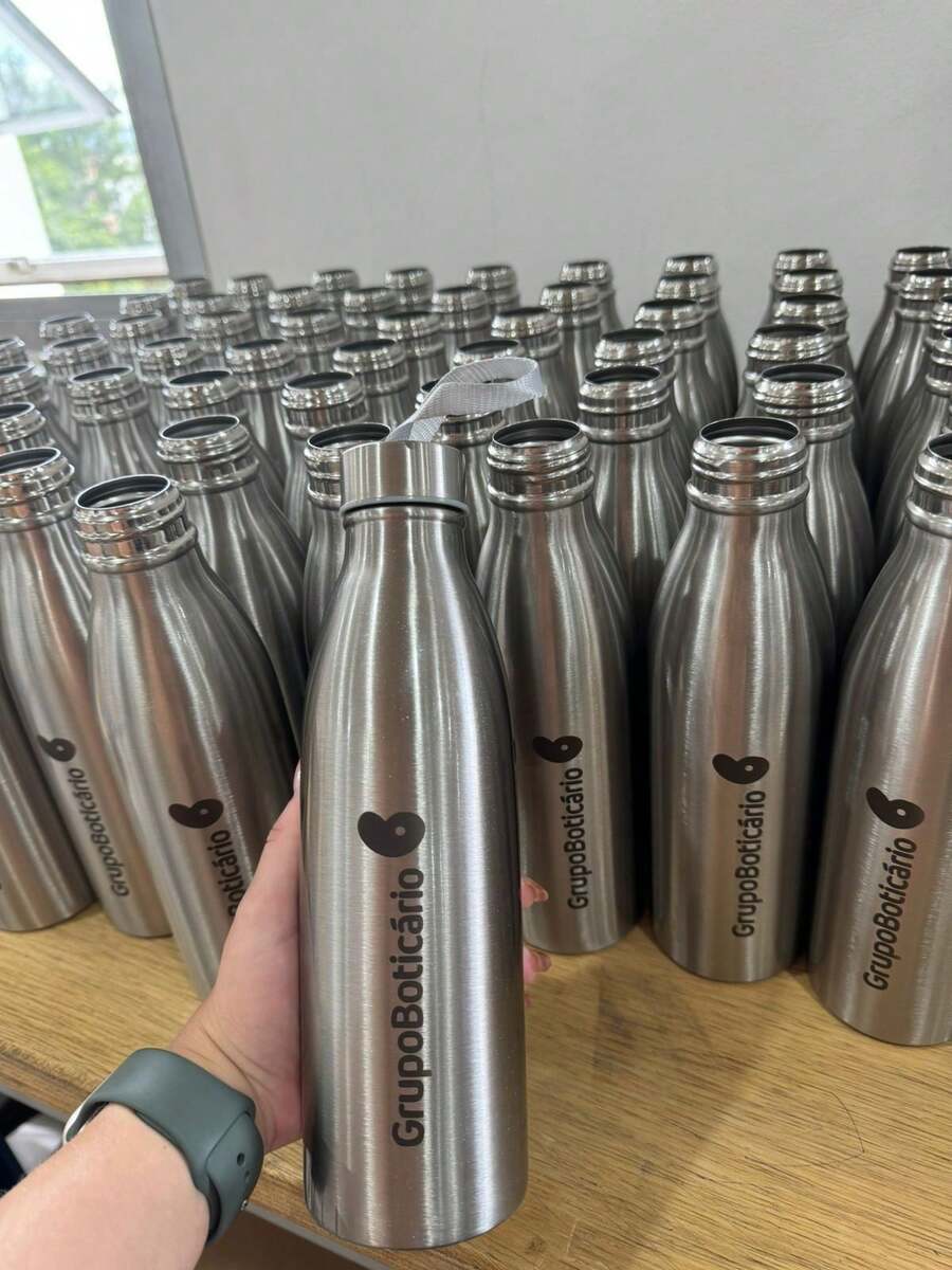 750ml Stainless Steel Squeeze Bottle Personalized With Your Logo And Name